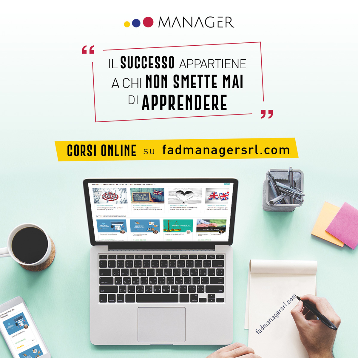 Sconto studenti in aula Manager